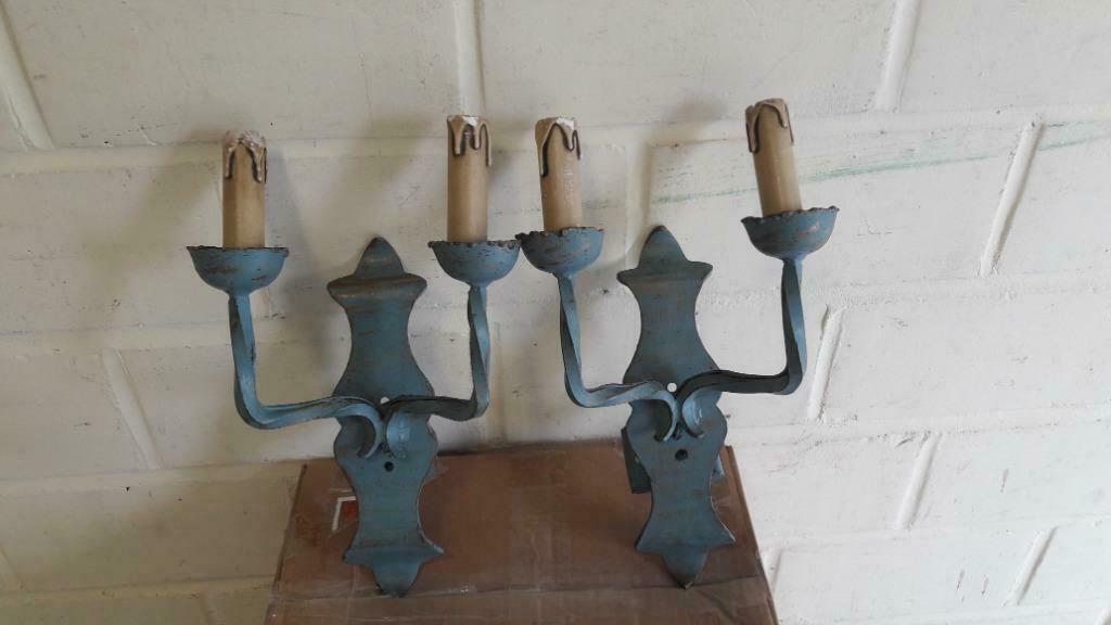 Lampes  anciennes appliques murales, Enlèvement, Utilisé