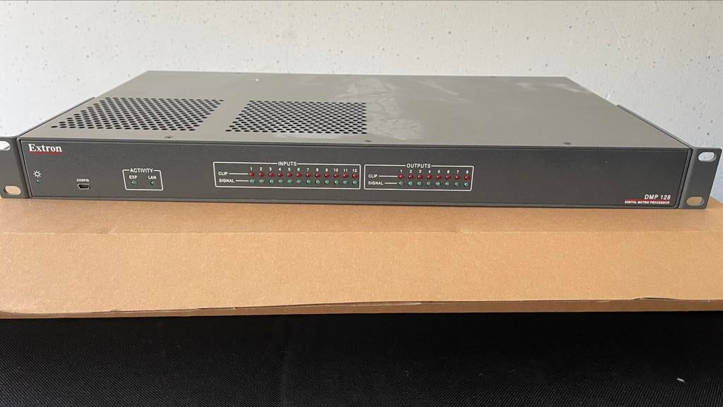 Extron DMP128, Ophalen, Gebruikt
