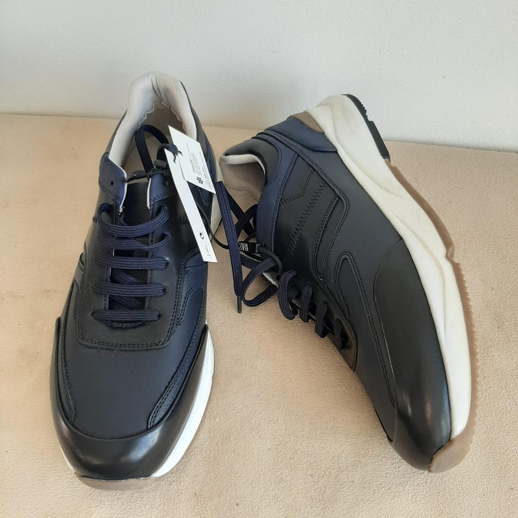 schoenen, Kleding | Heren, Schoenen, Zara, Blauw, Nieuw, Ophalen of Verzenden