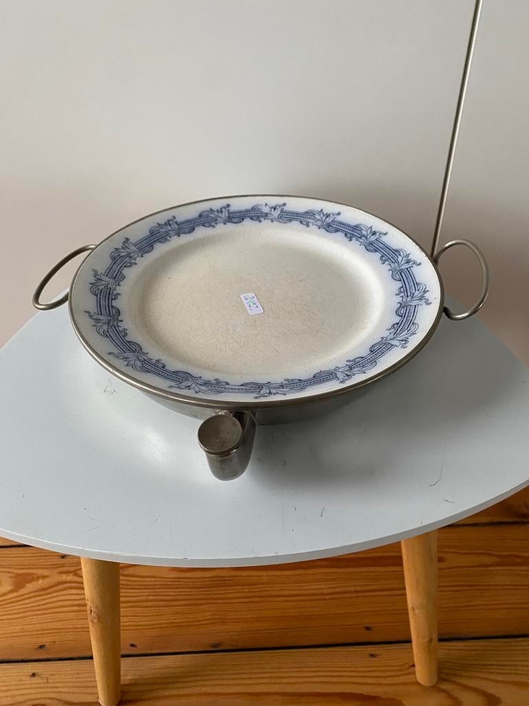Assiette chauffante