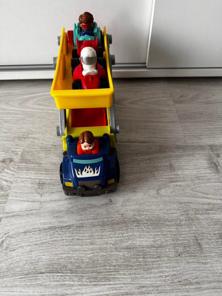 Little People Autotransporter, Kinderen en Baby's, Speelgoed | Fisher-Price, Ophalen, Zo goed als nieuw, Auto of Voertuig