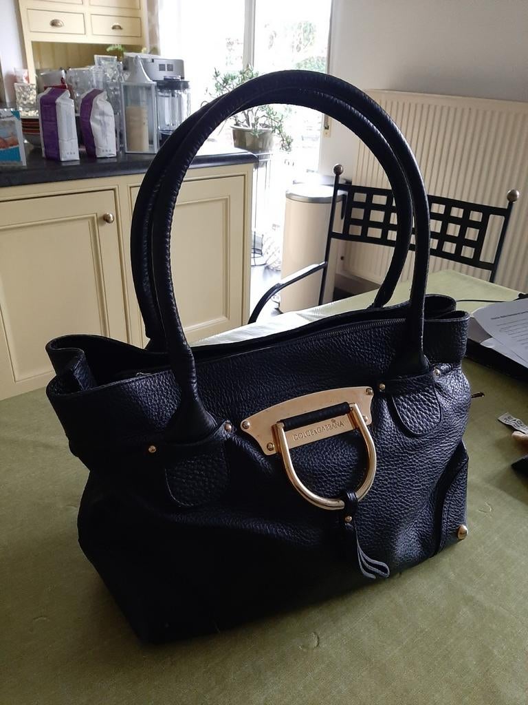 Vintage Dolce & Gabbana tas, Bijoux, Sacs & Beauté, Sacs | Sacs Femme, Utilisé, Sac à main, Noir, Enlèvement