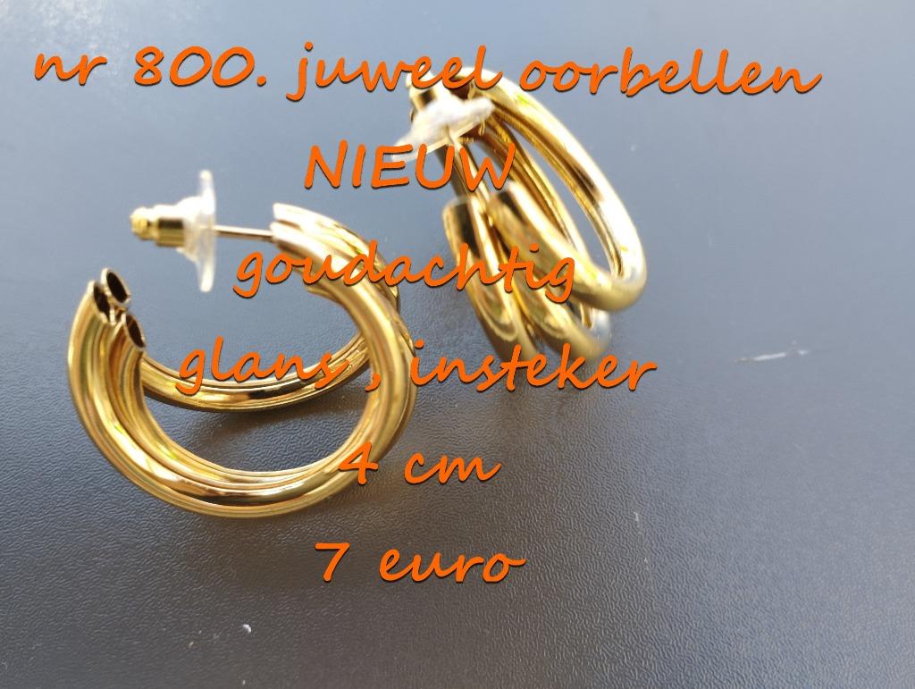 800. Juweel : oorbellen , NIEUW , verzending inbegrepen, Overige materialen, Verzenden, Nieuw, Knopjes of Stekers