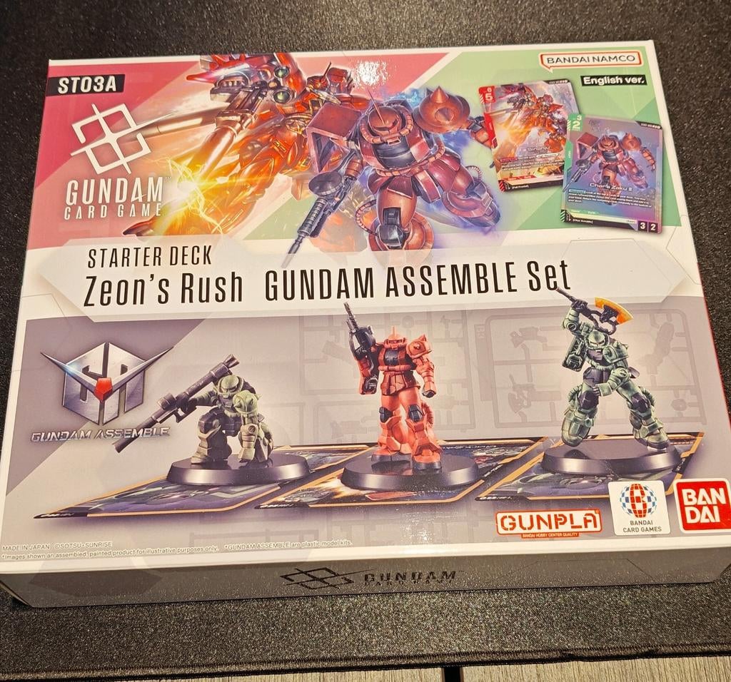 Gundam card game assemble starter deck set, Hobby en Vrije tijd, Ophalen of Verzenden, Nieuw, Boosterbox