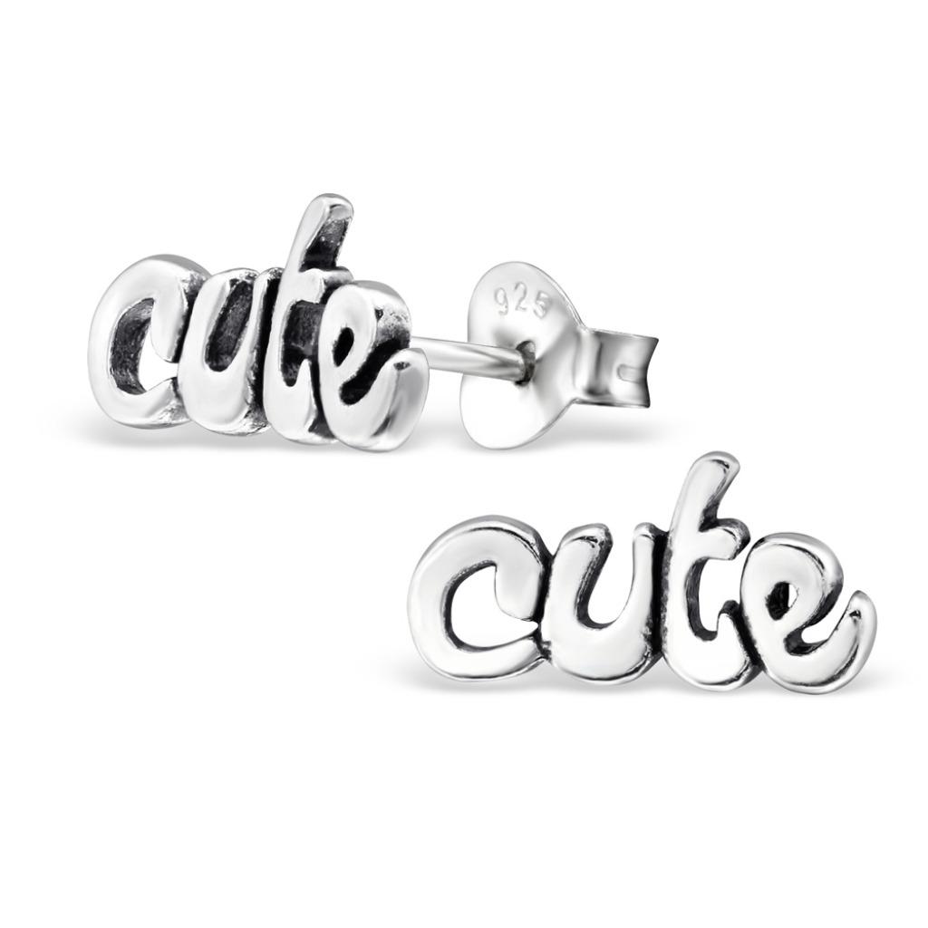 Boucles d'oreilles enfant "Mignonnes" en argent sterling 925, Bijoux, Sacs & Beauté, Bijoux pour enfant, Neuf, Boucles d'oreilles
