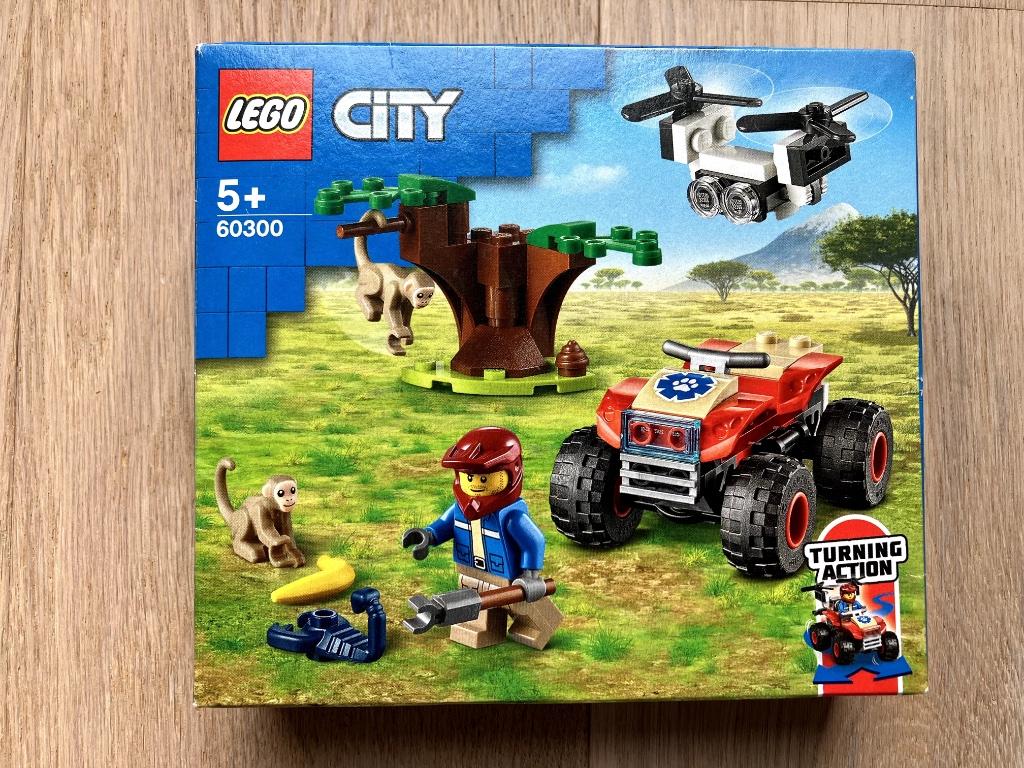Lego City 60300 Wildlife rescue ATV, Ophalen of Verzenden, Zo goed als nieuw, Complete set, Lego