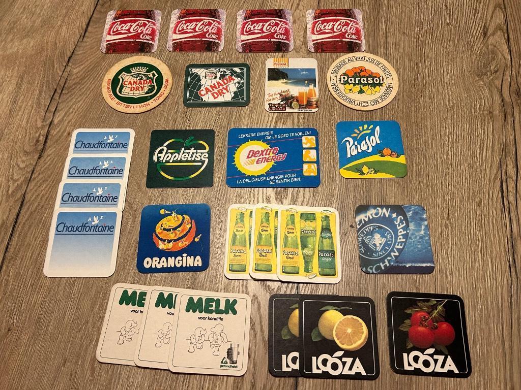 Bierviltjes Frisdrank, Ophalen of Verzenden, Gebruikt, Viltje(s), Overige merken