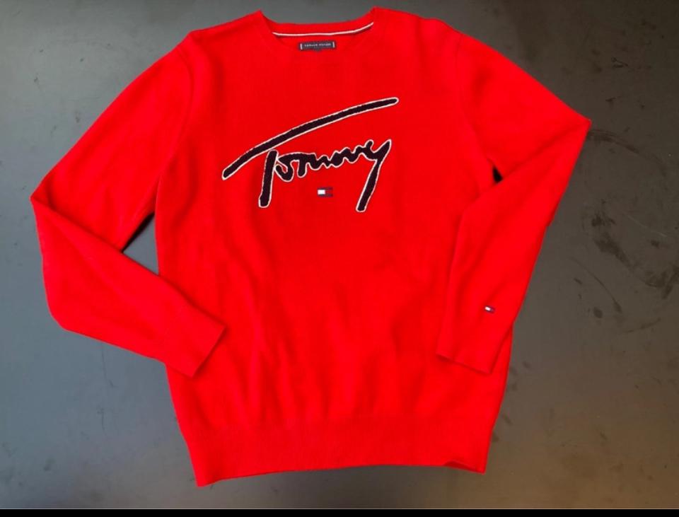 Tommy Hilfiger pull Terry avec logo en script, Garçon ou Fille, Enlèvement ou Envoi, Pull ou Veste, Comme neuf