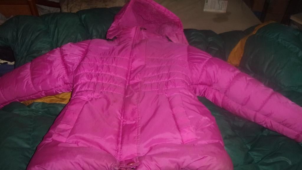 manteau doudoune hiver fille 12 marque ving wang beautiful, Enlèvement ou Envoi, Utilisé, Ving wang, Fille
