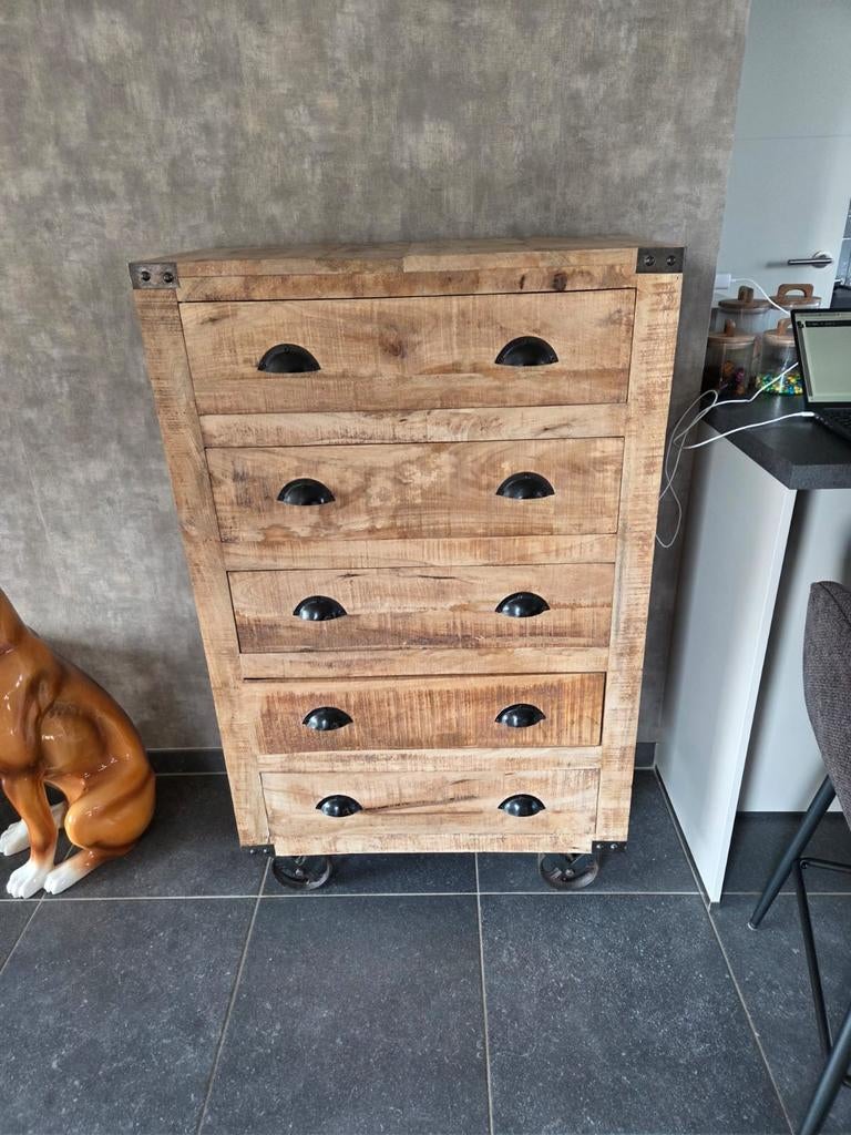 Ladekast op wielen, Huis en Inrichting, Kasten | Ladekasten, Ophalen