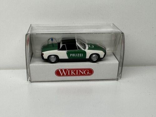 VW PORSCHE 914 /4 Targa POLIZEI 1/87 HO WIKING Neuve + Boite, Hobby & Loisirs créatifs, Voitures miniatures | 1:87, Enlèvement ou Envoi