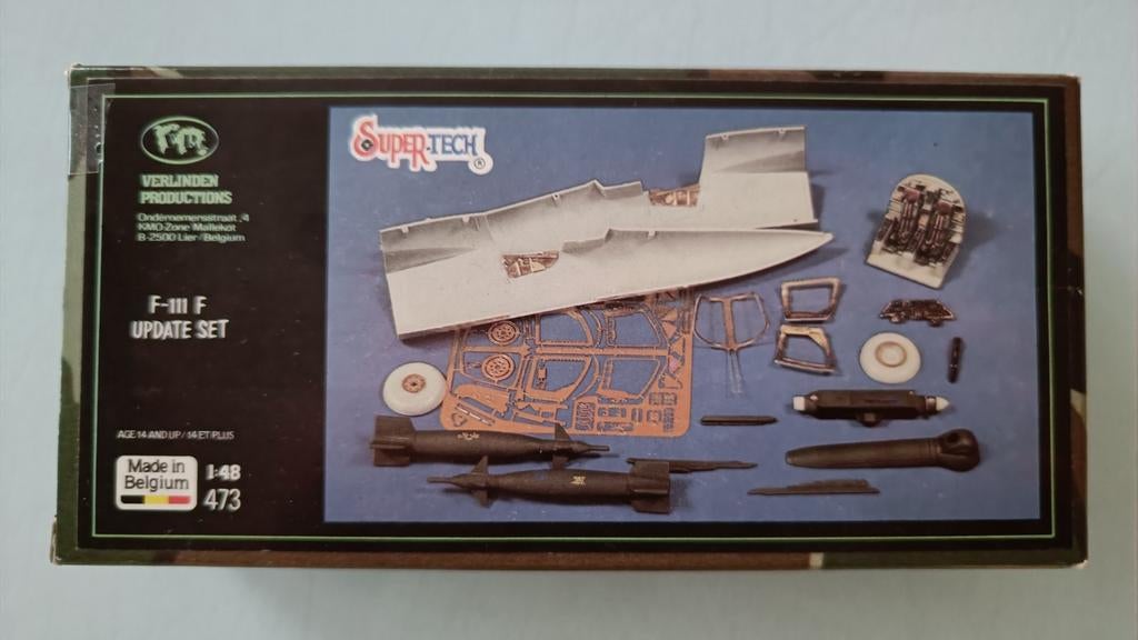 Kit de mise à jour Super Tech F 111 F Verlinden Productions, Enlèvement ou Envoi, Comme neuf, Plus grand que 1:72, Autres marques