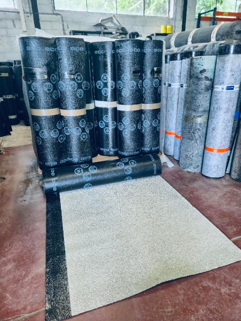 Dakleer IKO 4,5mm | Witte Leislag SBS 7,5m² € 3,60 per m², Doe-het-zelf en Bouw, Ophalen, Overige materialen, Overige kleuren