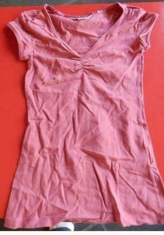 [3563] t-shirt yessica rose foncé à rouge délavé, Manches courtes, Enlèvement ou Envoi, Yessica, Comme neuf