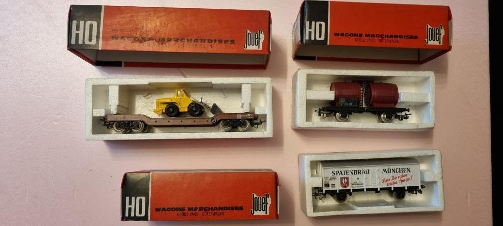 setje Jouef H0 wagons, Jouef, Enlèvement ou Envoi, Wagon, Courant continu
