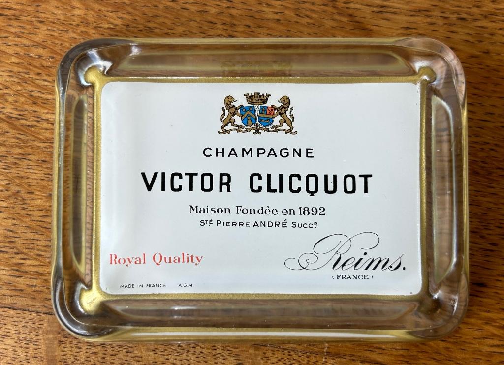 Vintage asbak - Vide-poche Victor Clicquot Champagne, Verzenden, Gebruikt, Gebruiksvoorwerp