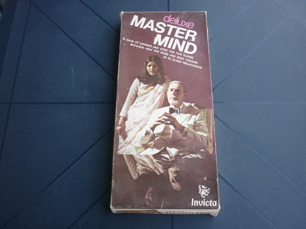 Jeu de société - master Mind de luxe - Invicta, 1 ou 2 joueurs, Enlèvement ou Envoi, Utilisé