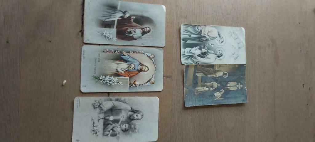 oude prentjes plechtige communie 1934/1944/1949, Antiek en Kunst, Ophalen of Verzenden