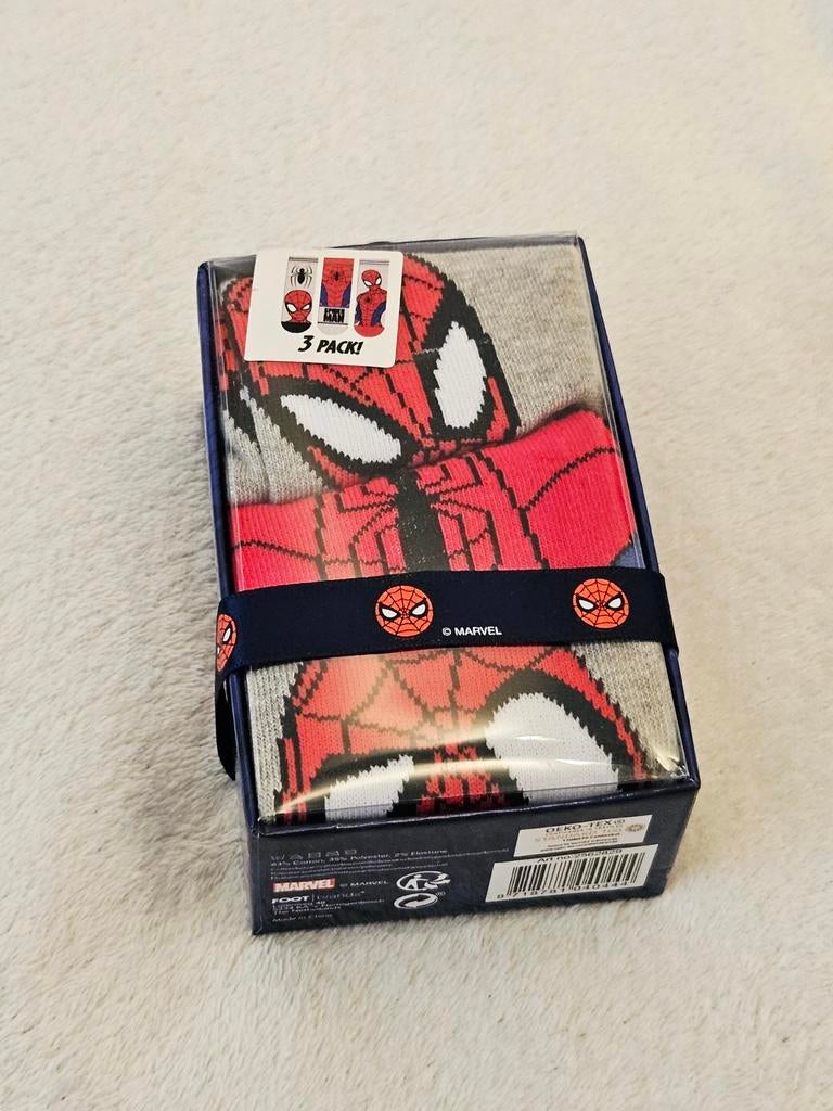 3 paar Spiderman sokken NIEUW | Maat 31-34, Ophalen of Verzenden, Sokken