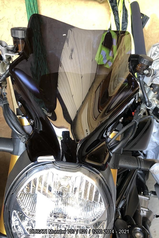 Windscherm DUCATI MONSTER 797 / 821 / 1200 2014 - 2021, Motoren, Ophalen of Verzenden, Nieuw