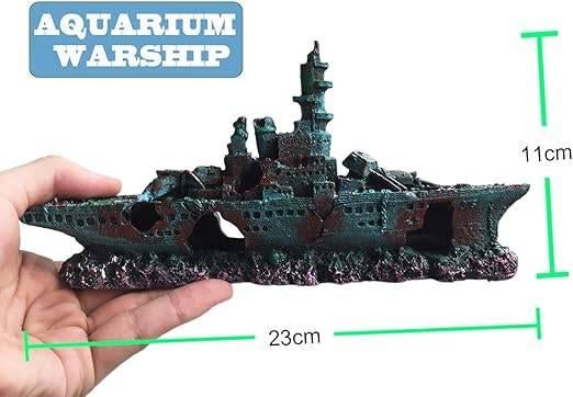 Aquariumdecoratie | schip | GRATIS LEVERING, Dieren en Toebehoren, -, Verzenden, -, Overige typen