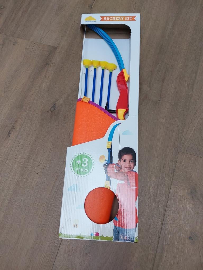 Boogschieten Archery Set vanaf 3 jaar - Paradiso Toys, Ophalen of Verzenden, Zo goed als nieuw