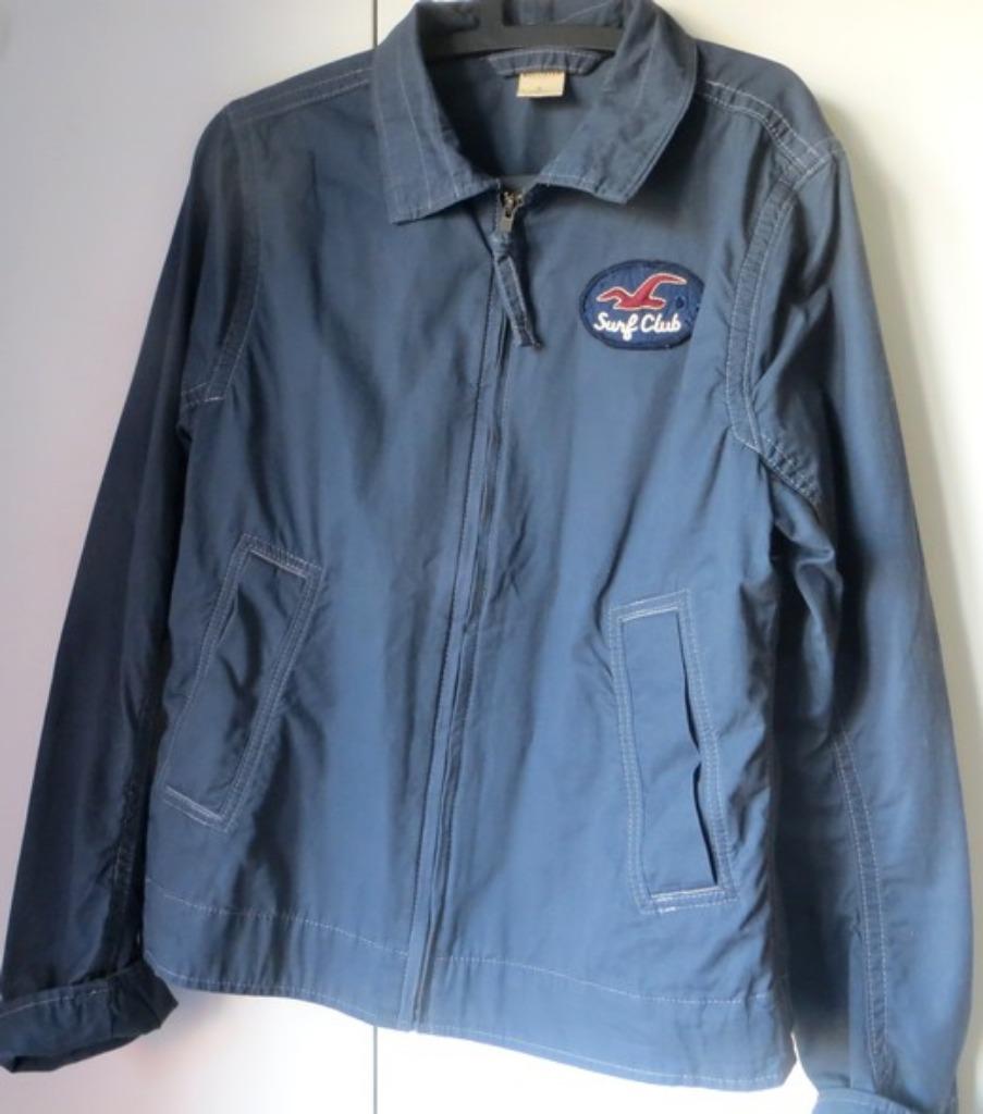 HOLLISTER MARINEBLAUWE JAS VOOR HEREN - USA IMPORT - NIEUW -, Maat 52/54 (L), Nieuw, Hollister, Verzenden