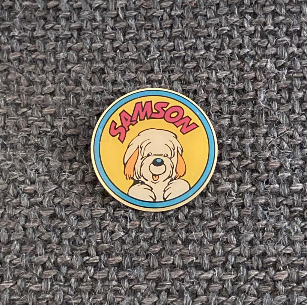 PIN - SAMSON, Verzamelen, Verzenden, Gebruikt, Figuurtje, Speldje of Pin