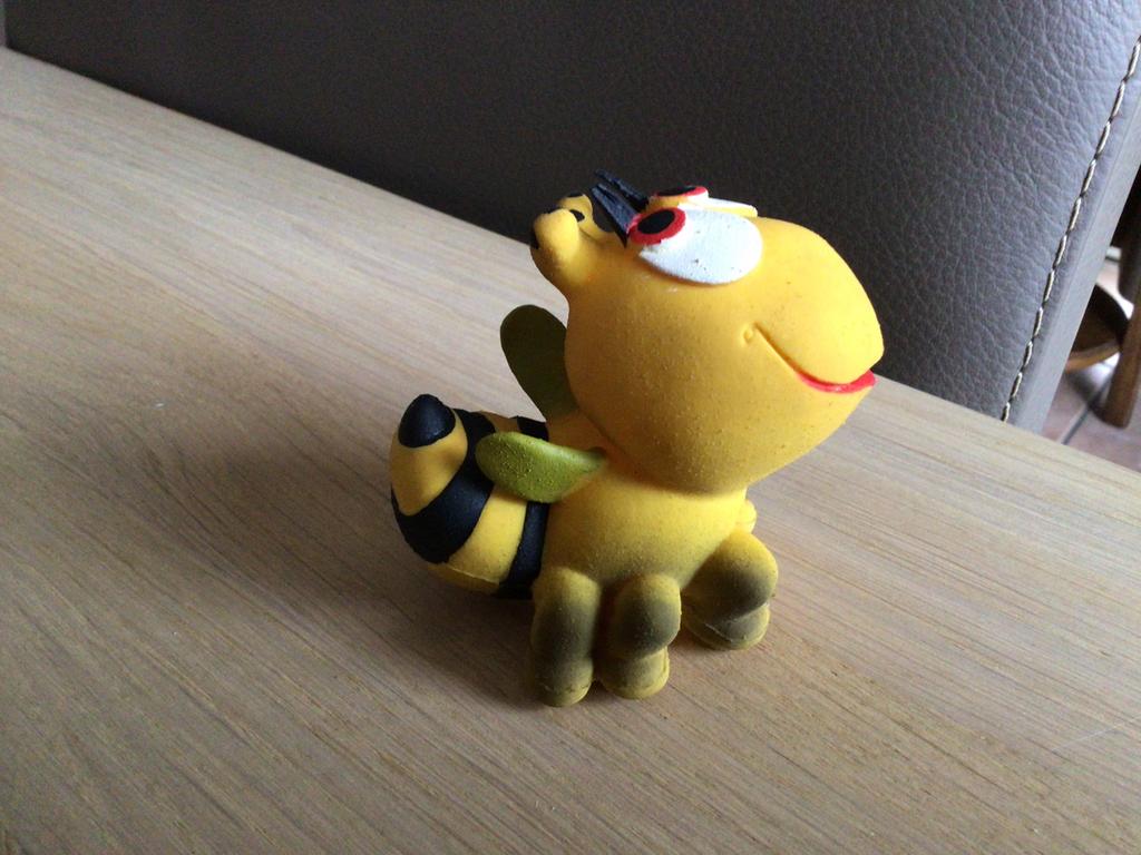 Vintage rubber pieper figuurtje Lanco, Spanje, Ophalen of Verzenden