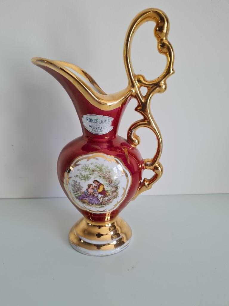 Vaas Porcelaine de Bruxelles, Antiek en Kunst, Ophalen of Verzenden