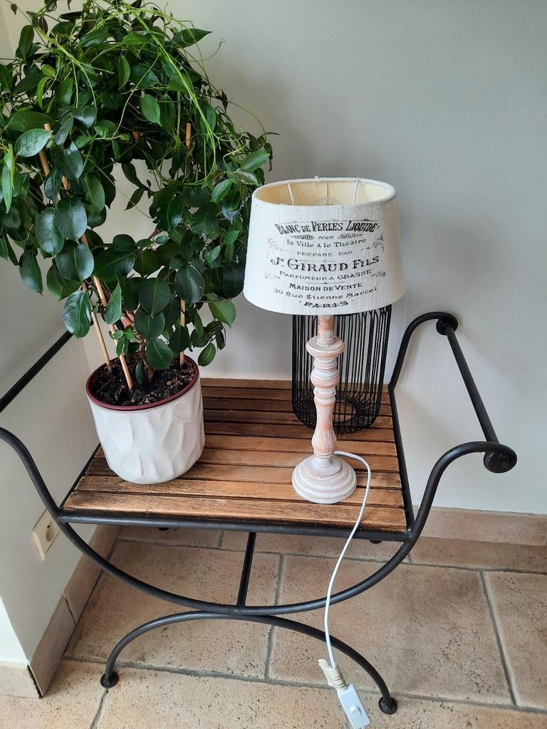 Lampe de table, Enlèvement, Utilisé, Bois