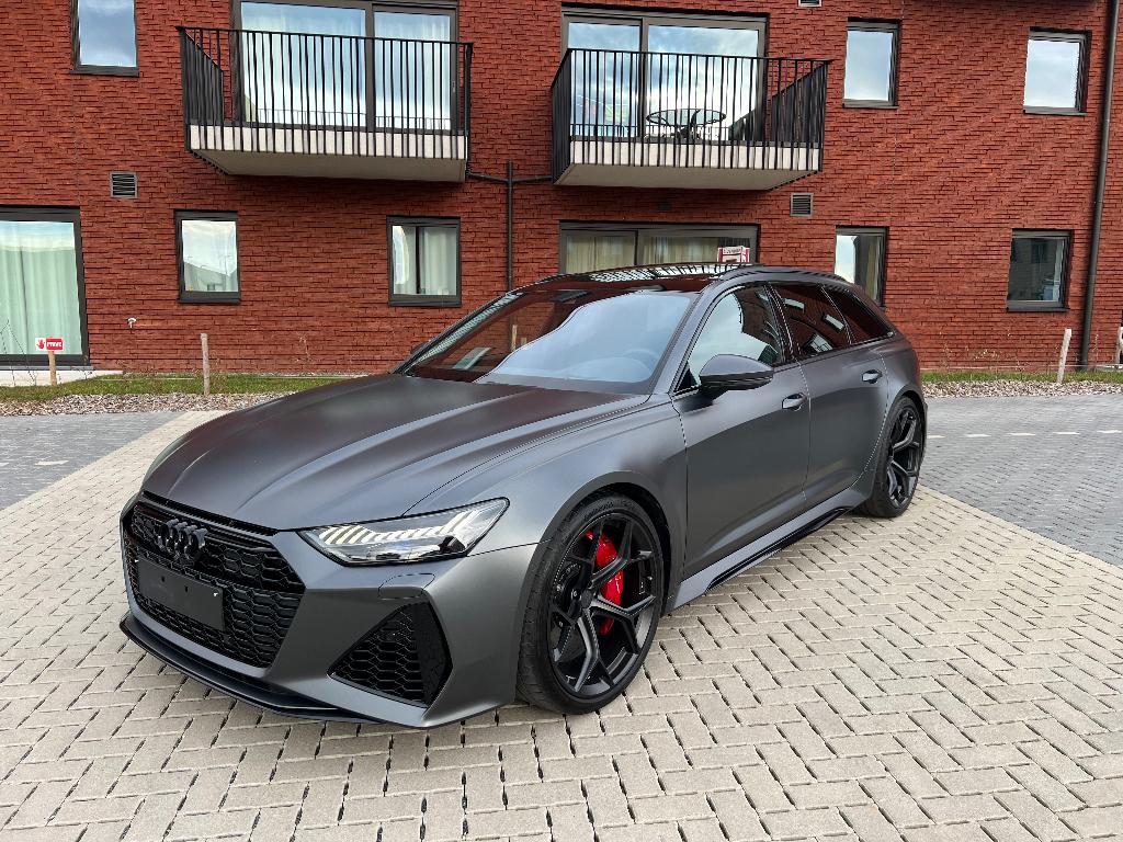 Audi RS6 performance 4.0 V8 , 5255kms , 2024*, Cuir, Argent ou Gris, Achat, Euro 6