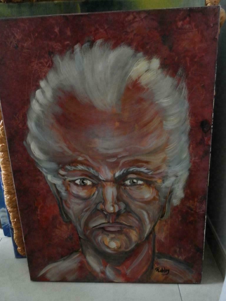 Schilderij - portret, Antiek en Kunst, Ophalen