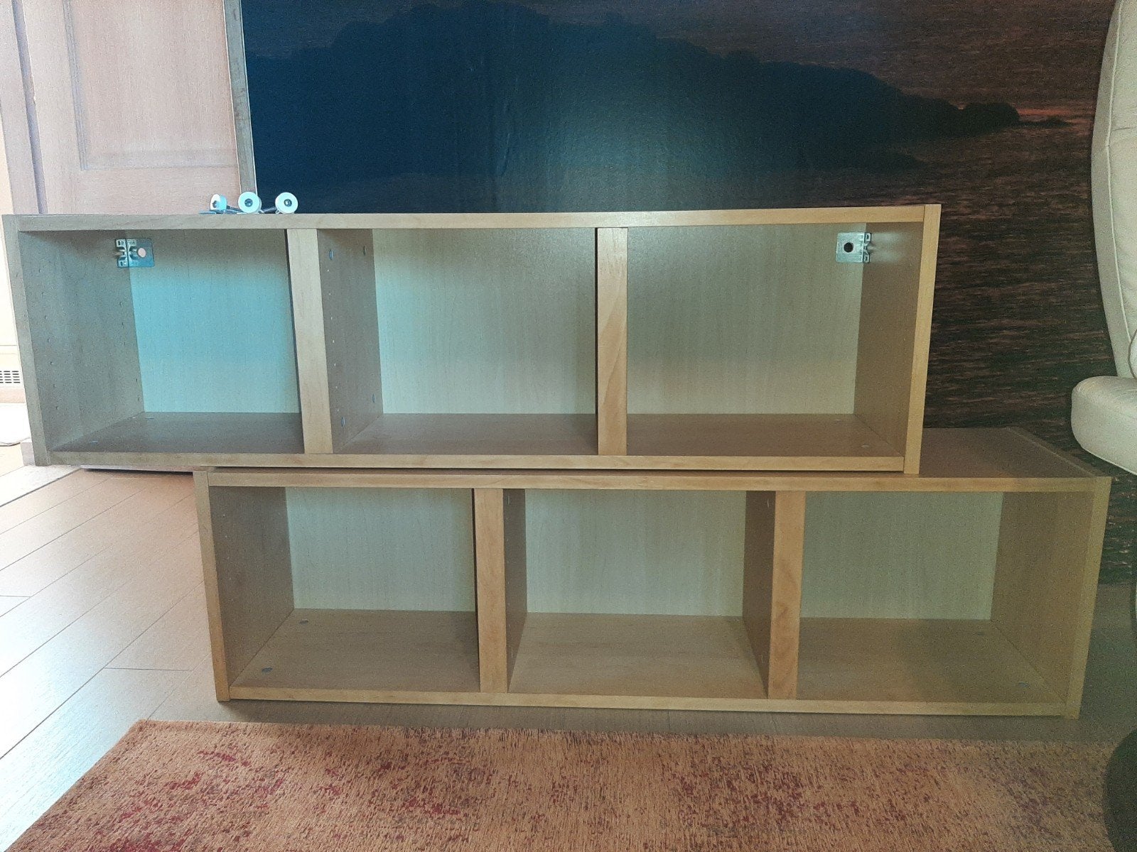 boeken hangkast (2) IKEA, Ophalen, Zo goed als nieuw, Minder dan 150 cm, Minder dan 100 cm