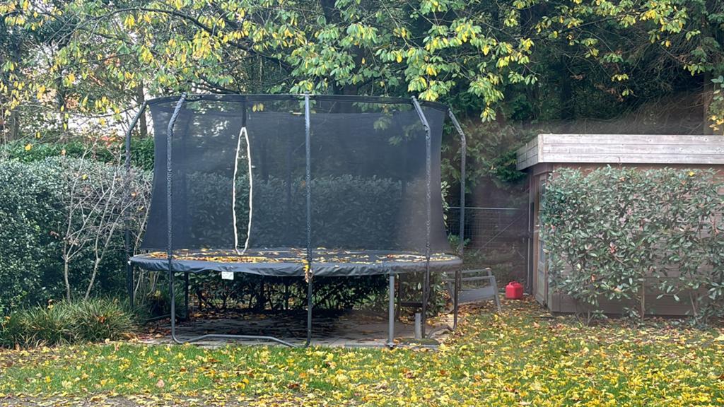 Salta trampoline 366cm, Ophalen, Gebruikt