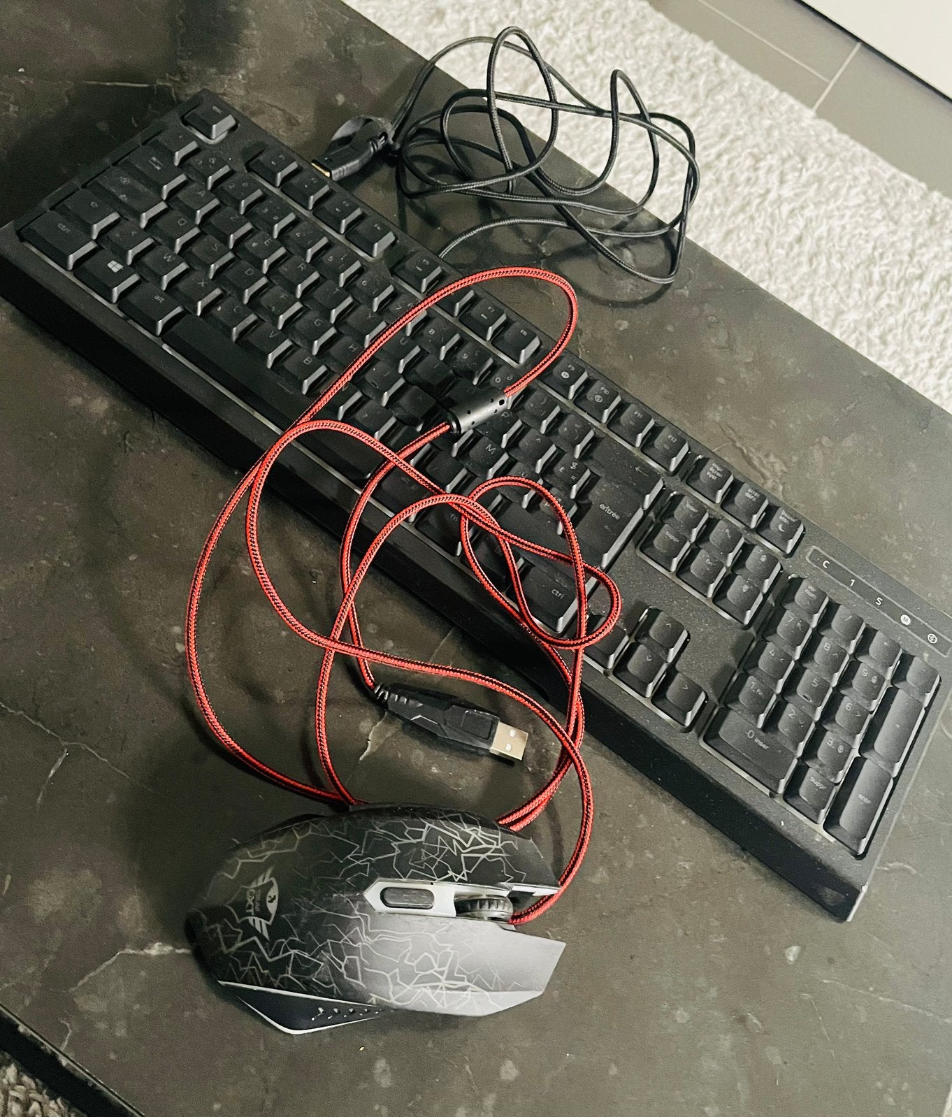 Toetsenbord met muis, Computers en Software, Ophalen, Gebruikt