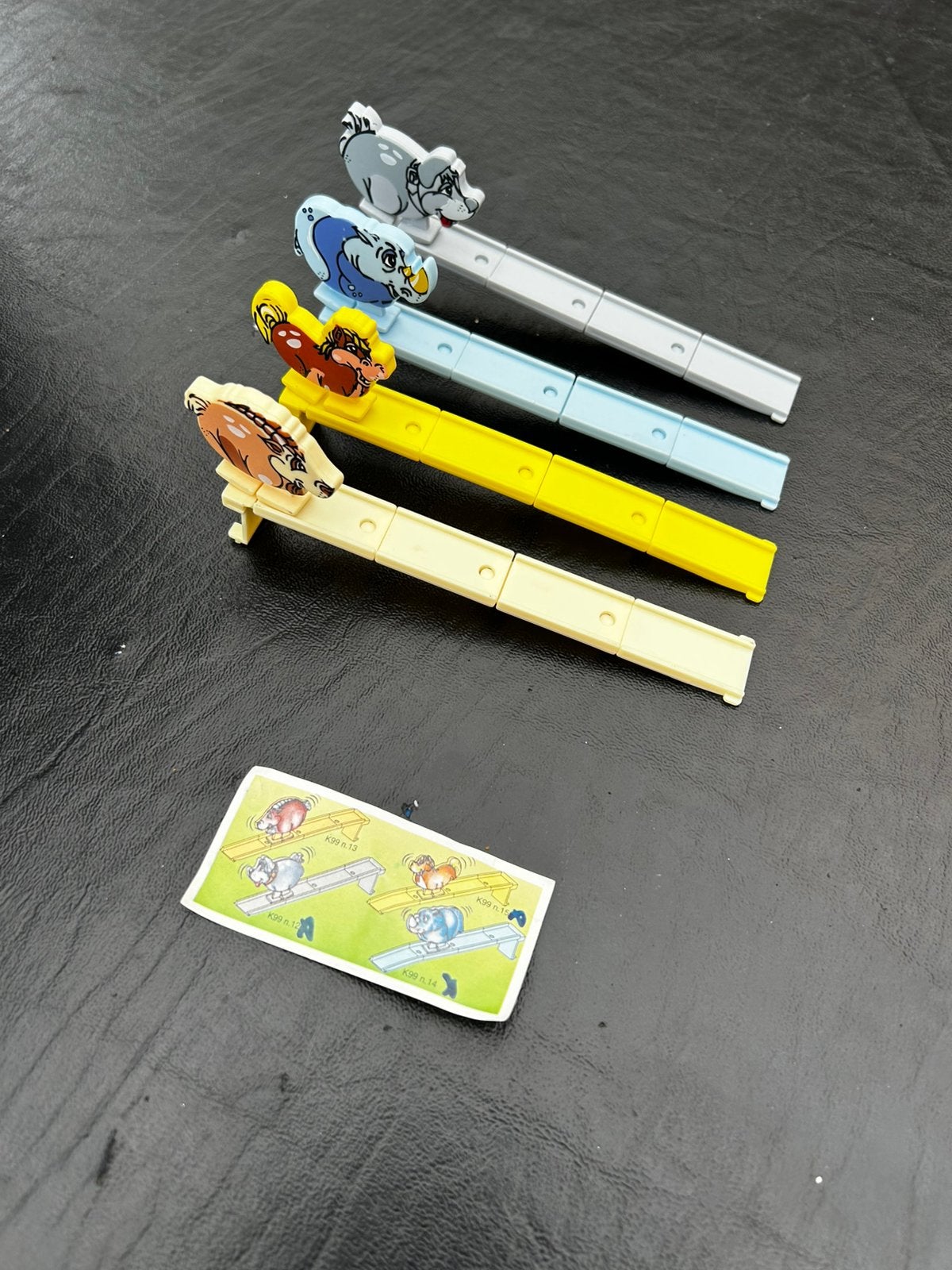 Kinder Surprise K99 n12–15 – met briefje – vintage, Verzamelen, Verrassingseieren, Ophalen of Verzenden, Zo goed als nieuw, K-nummers