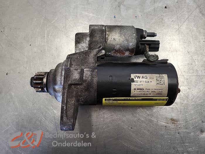 Startmotor van een Volkswagen Caddy, Auto-onderdelen, Motor en Toebehoren, Volkswagen, Gebruikt, 3 maanden garantie, Ophalen of Verzenden