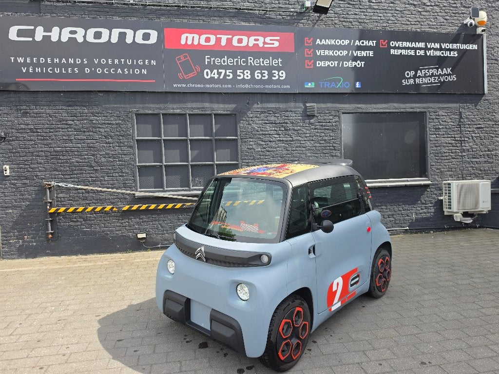 Citroen Ami Pop 11/23 Slechts 6724 Km Citroën Garantie!, Auto's, 0 cilinders, Bluetooth, Overige carrosserie, 2 deurs