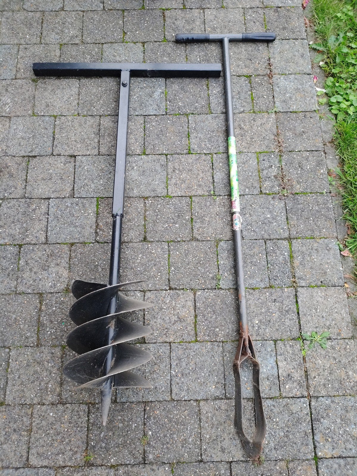 Grondboren 20cm en 8cm, Ophalen