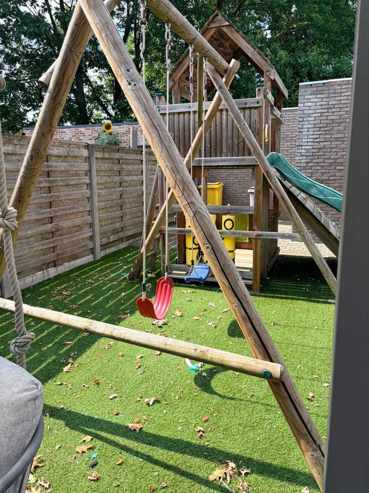 Houten speeltoestel, Enlèvement, Utilisé