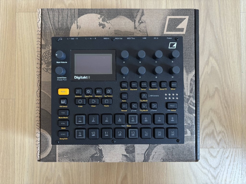 Elektron Digitakt 2 + Step Up USB-C – nieuwstaat en garantie, Muziek en Instrumenten, Samplers, Ophalen of Verzenden, Zo goed als nieuw
