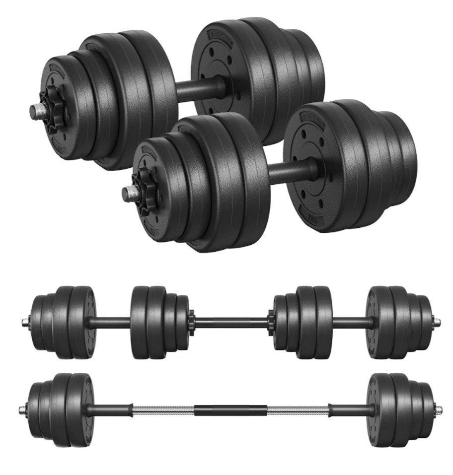 Halterset 30kg, Sport en Fitness, Ophalen, Gebruikt, Benen, Halterset
