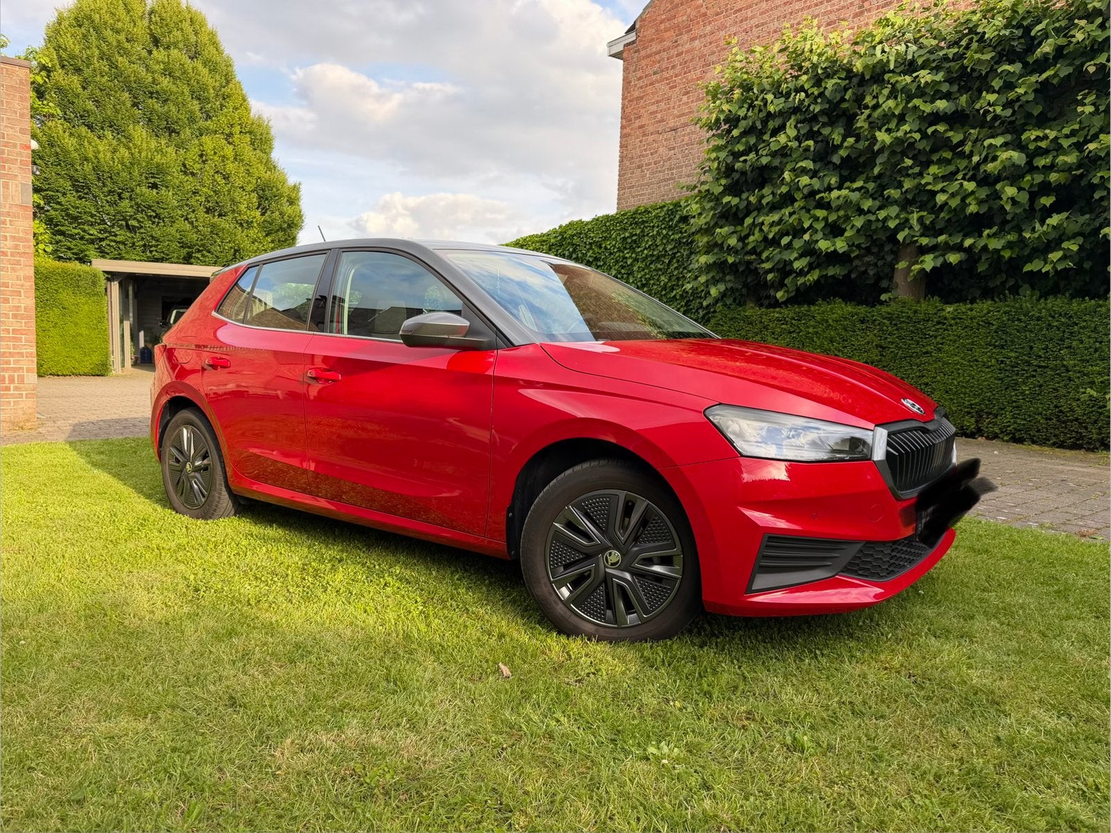 Skoda Fabia 1.0 TSI Ambition rood-grijs, Autos, Skoda, Rouge, 116 g/km, Achat, Euro 6