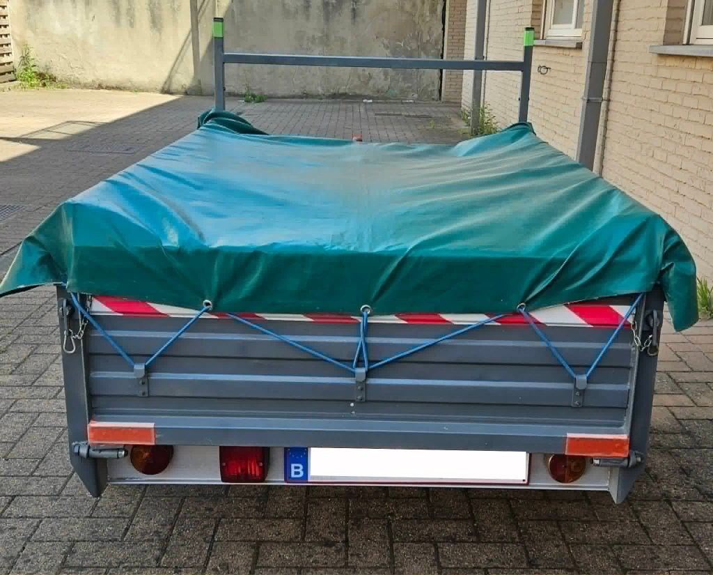 Aanhangwagen 750 kg max te koop, Auto diversen, Aanhangers en Bagagewagens, Ophalen, Gebruikt