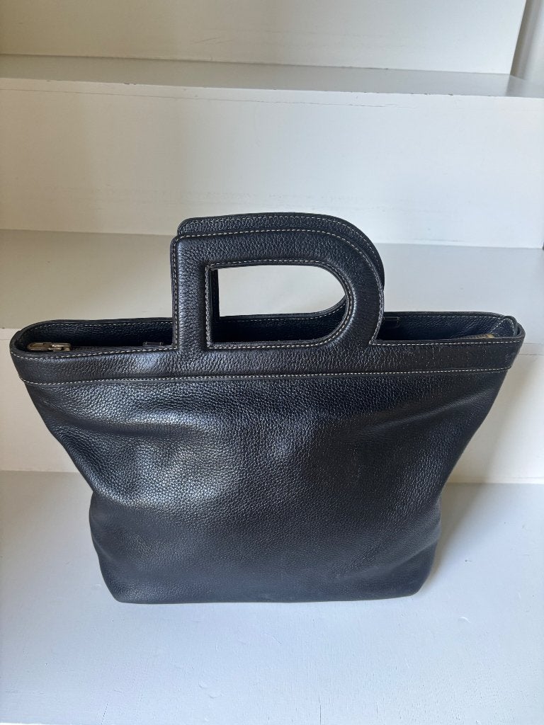 Handtas, Handtassen en Accessoires, Tassen | Damestassen, Ophalen of Verzenden, Zo goed als nieuw, Zwart, Handtas