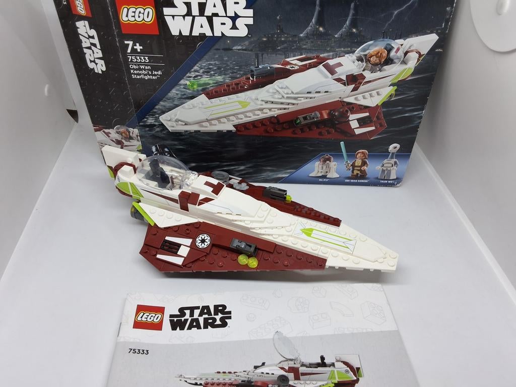 Lego Star Wars 75333 Obi Wan Jedi Starfighter, Ophalen of Verzenden, Compleet, Lego, Star Wars