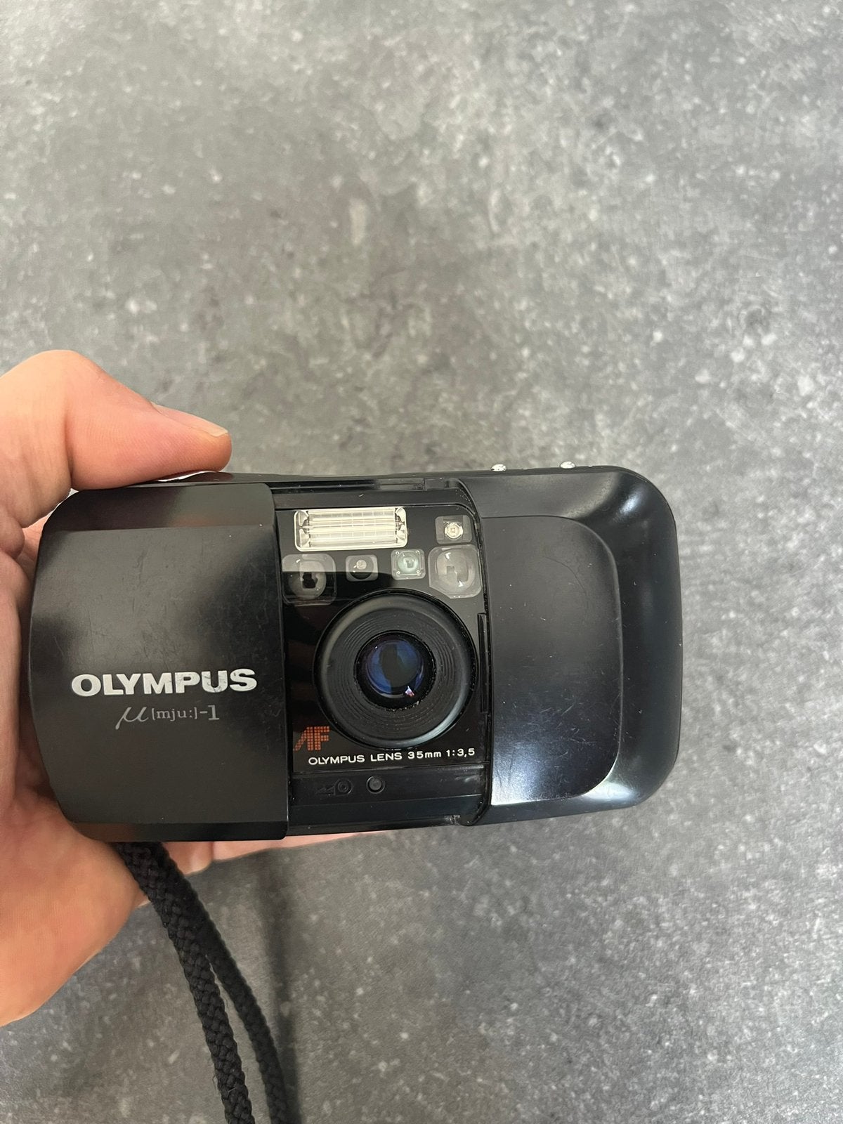 Olympus mju 1 analoge camera, Audio, Tv en Foto, Fotocamera's Analoog, Ophalen of Verzenden, Gebruikt