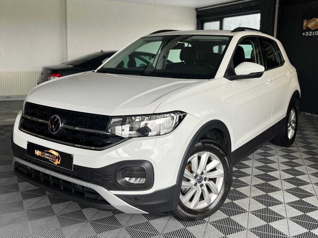Volkswagen T-Cross 1.0TSI 1e eigenaar 1 jaar garantie, Auto's, Volkswagen, Voorwielaandrijving, Wit, 5 deurs, 3 cilinders