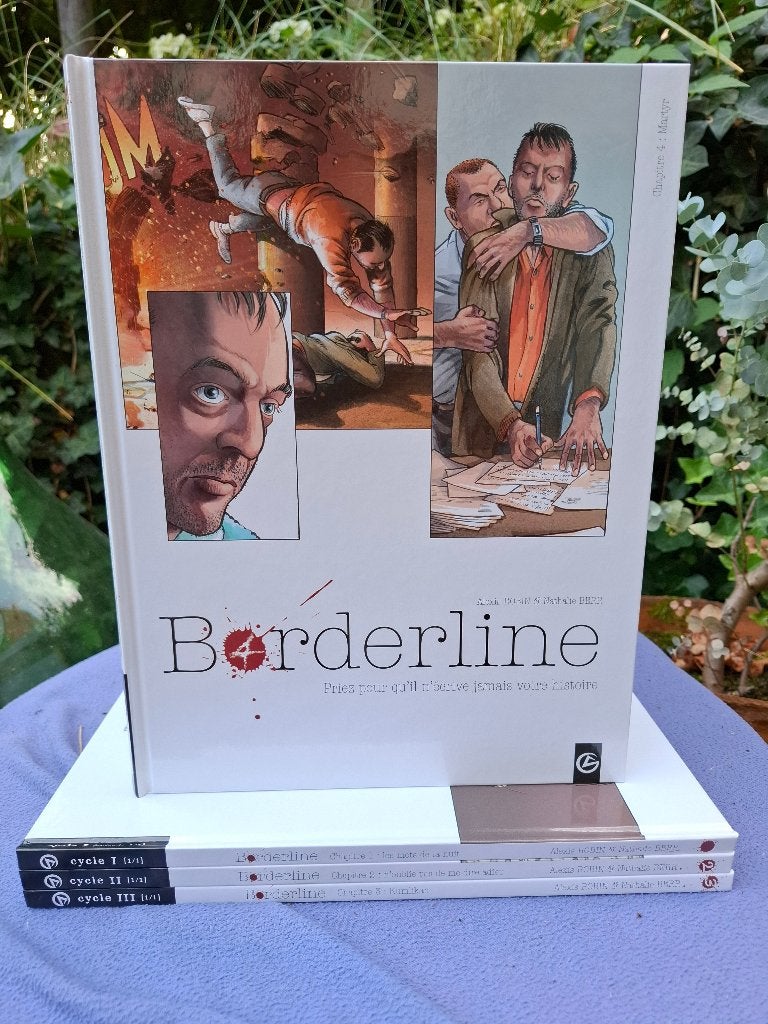 BORDERLINE TOMES 1 à 4 SERIE COMPLETE TTBE TOUS EO, Boeken, Complete serie of reeks, Ophalen of Verzenden, Zo goed als nieuw